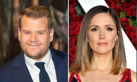 James Corden will voice the main character in Peter Rabbit, while Byrne will play a live action role.