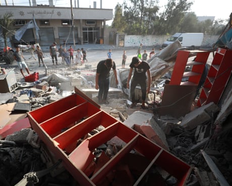 Israeli strike on Gaza funeral killed at least seven people, hospital says