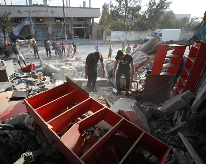 Israeli strike on Gaza funeral killed at least seven people, hospital says