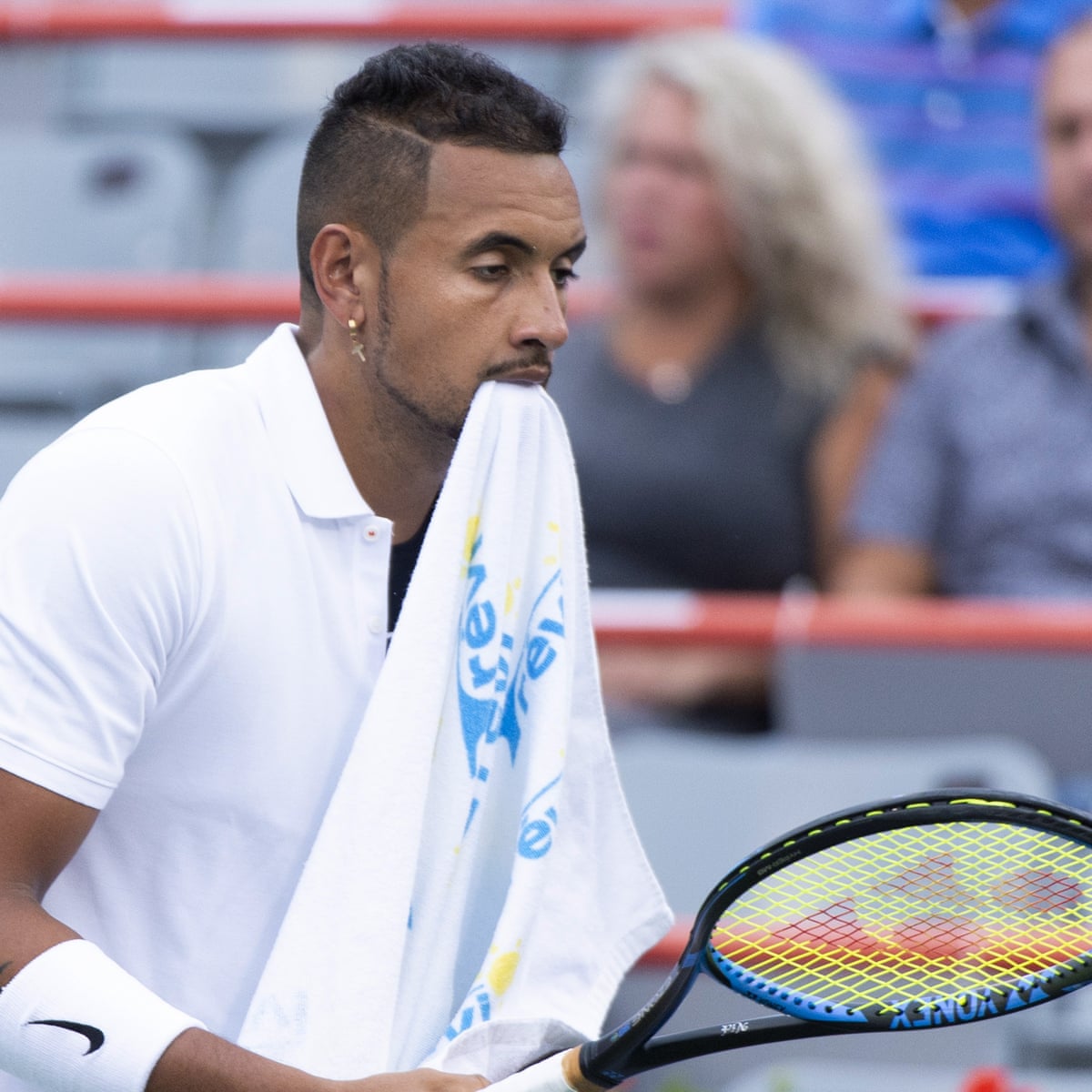 Why did Kyrgios get upset