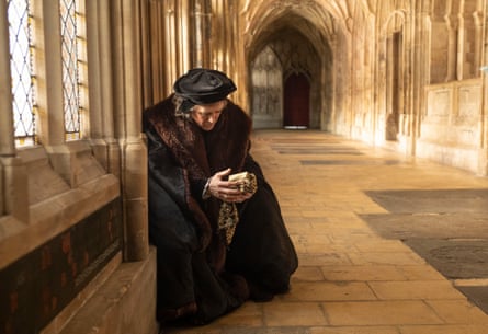 Mark Rylance, filmed in Gloucester Cathedral for The Mirror and the Light.