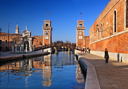 View of a canal and bridge