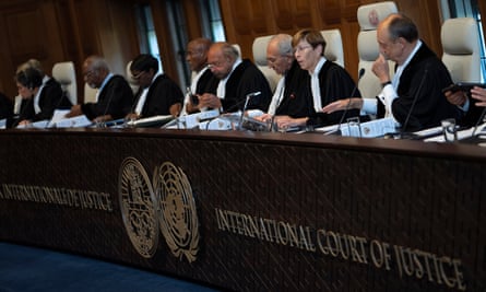 The international court of justice in The Hague.