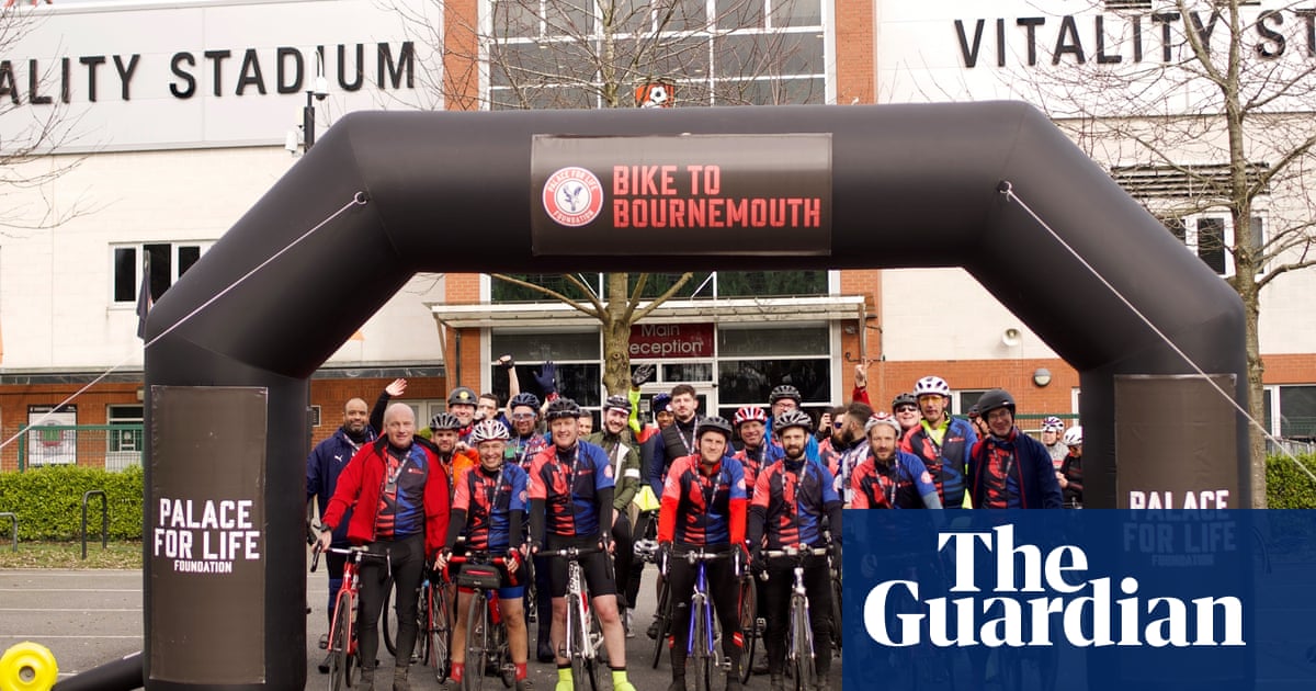 Crystal Palace Fans Complete Charity Bike Ride To Postponed Game
