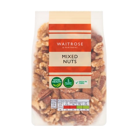 Waitrose mixed nuts 250g