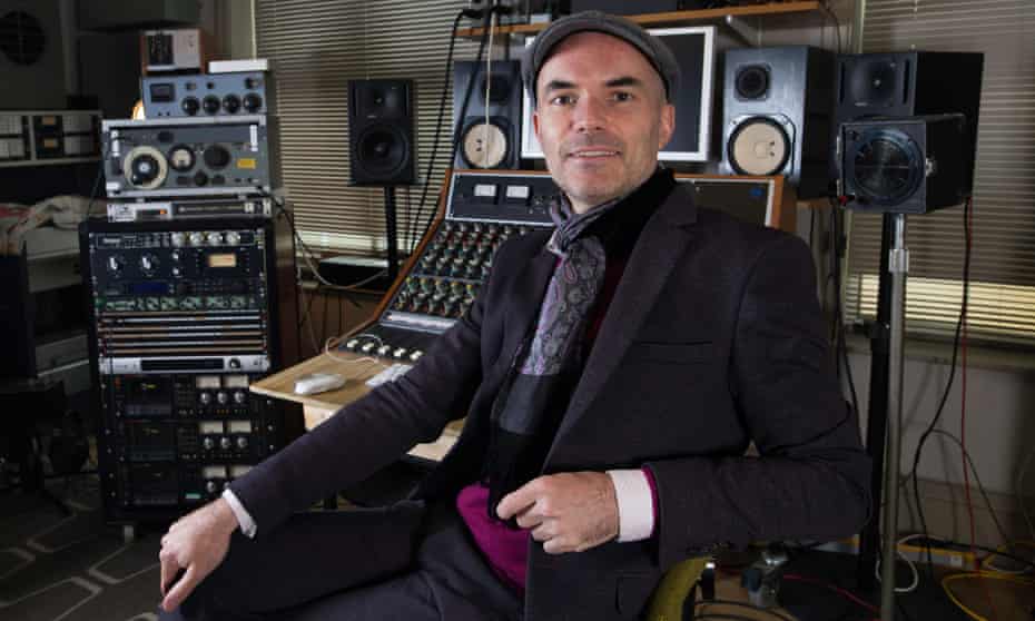 Steve Brennan at Eve recording studios in Stockport