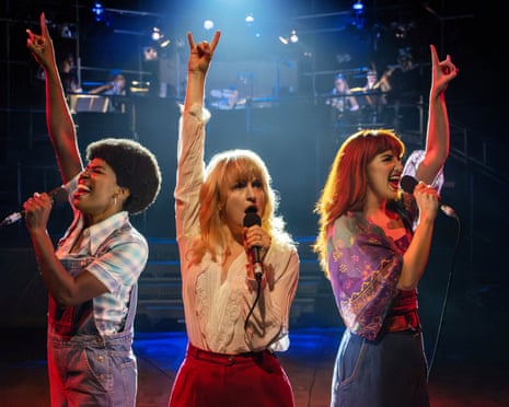 Angela Marie Hurst, Carly Bawden and Zizi-Strallen in Rock Follies.