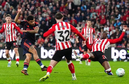Morgan Gibbs-White scores Nottingham Forest’s third goal