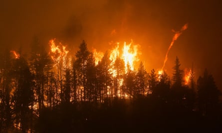 McKinney Fire burns near Yreka, California, in July 2022.