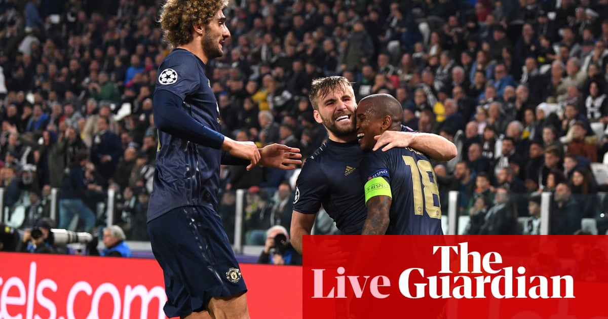 Juventus 1 2 Manchester United Champions League As It Happened