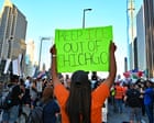 Trump deploying military to Chicago on ‘flimsy pretext’, Illinois lawsuit alleges – live