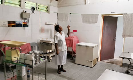 The labour ward at Warangoi clinic in East New Britain Province. A leading gynaecologist has said women in PNG should not fall pregnant while the pandemic remains a threat