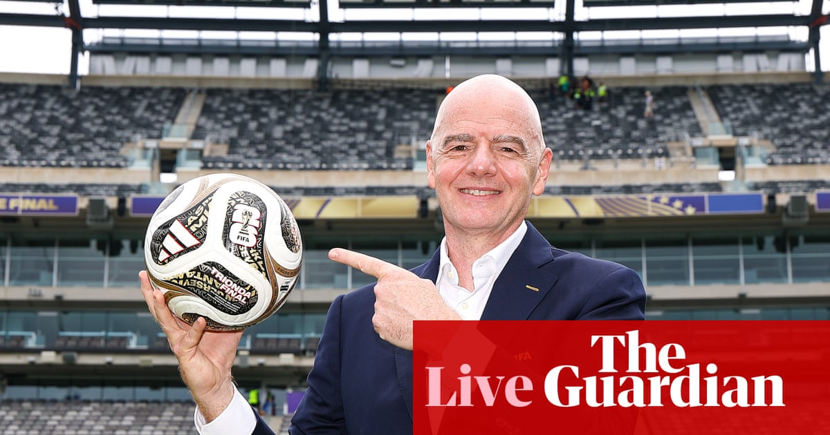 Burnham calls on Fifa president Gianni Infantino to resign over World Cup sell-off plans – UK politics live