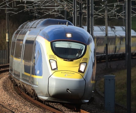 A Eurostar train