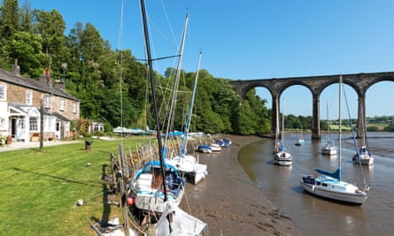 The quay on the River Tiddy at St Germans.