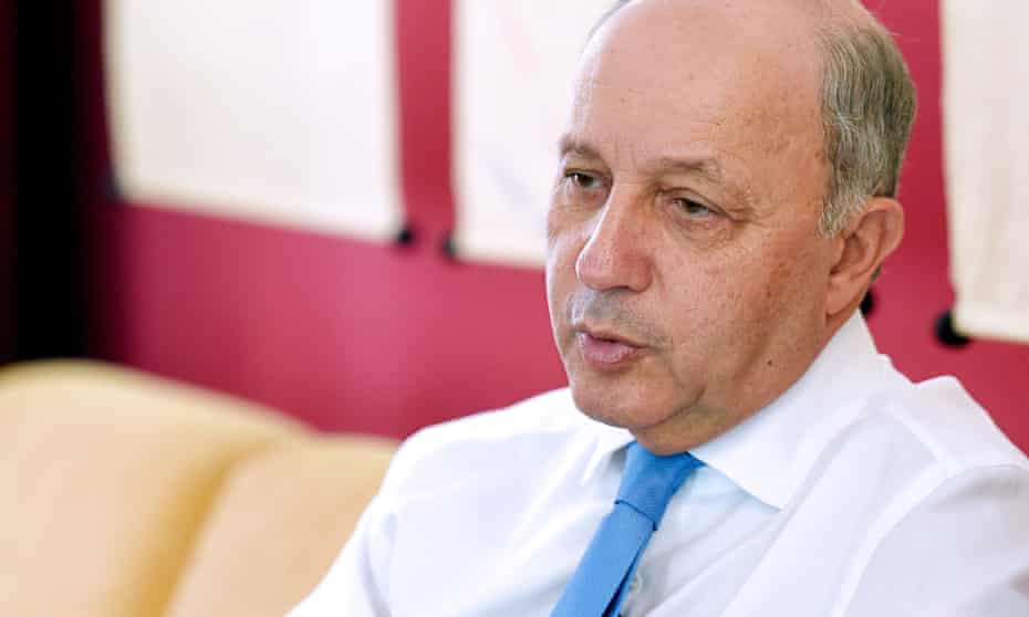 Laurent Fabius, French minister of foreign affairs