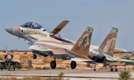 An Israeli air force F-15I fighter jet