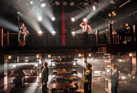 Book-lovers’ delight … Shankho Chaudhuri’s set for Beautiful Little Fool.