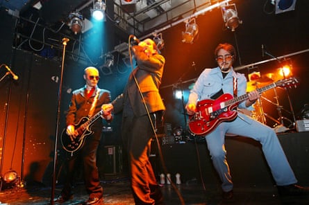 Desire … Electric Six on stage.