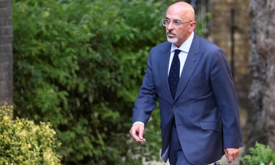 Nadhim Zahawi arriving at Downing Street before being appointed chancellor on Tuesday.