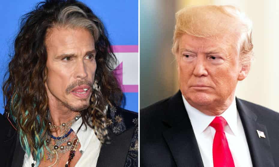 Steven Tyler Orders Donald Trump To Stop Playing Aerosmith Music At Rallies Music The Guardian Steven Tyler Orders Donald Trump To Stop Playing Aerosmith Music At Rallies Music The Guardian