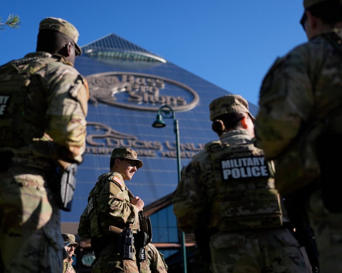 National guard troops seen on Memphis streets as Trump faces legal challenges