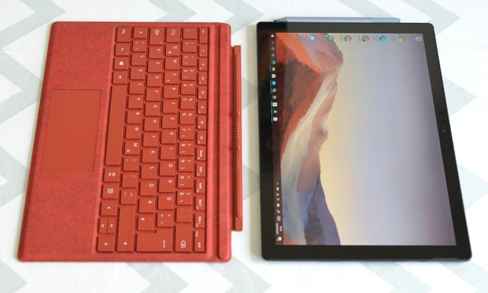 Microsoft Surface Pro 7 Review The Best Windows 10 Tablet Pc You Can Buy Technology The Guardian