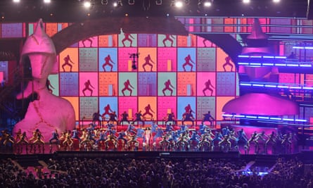 Mabel performing at the Brits in February 2020. The annual award show has been held at the O2 Arena since 2011.
