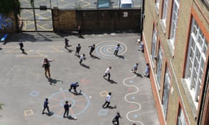Children in a school playground