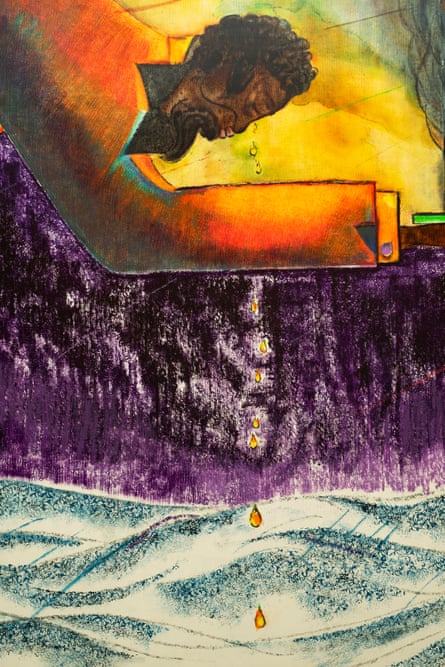 Ocean of despair … a detail of Requiem.