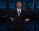 Jimmy Kimmel on Trump’s approval rating: ‘somewhere between Ebola and Ed Sheeran’