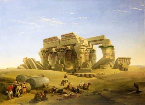 Ruins of the Temple of Kom Ombo (Upper Nile, Egypt), by David Roberts, c 1842-43.