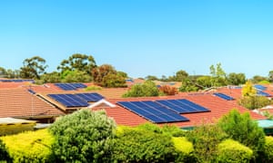 Solar panels installed on the roof in South Australia