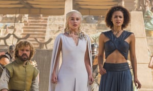 Loyal handmaiden … Emmanuel as Missandei with Emilia Clarke as Daenerys in Game of Thrones.