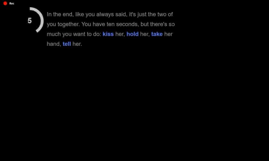 A screenshot from Queers in Love at the End of the World