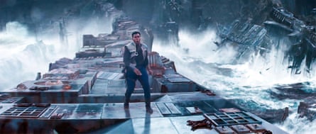 On the rocks … John Boyega in a scene from the Star Wars: The Rise of Skywalker (2019).