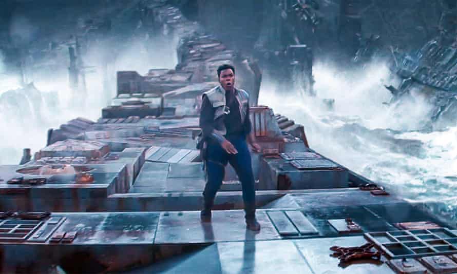 Watch your step … John Boyega as Finn in Star Wars: The Rise of Skywalker (2019).