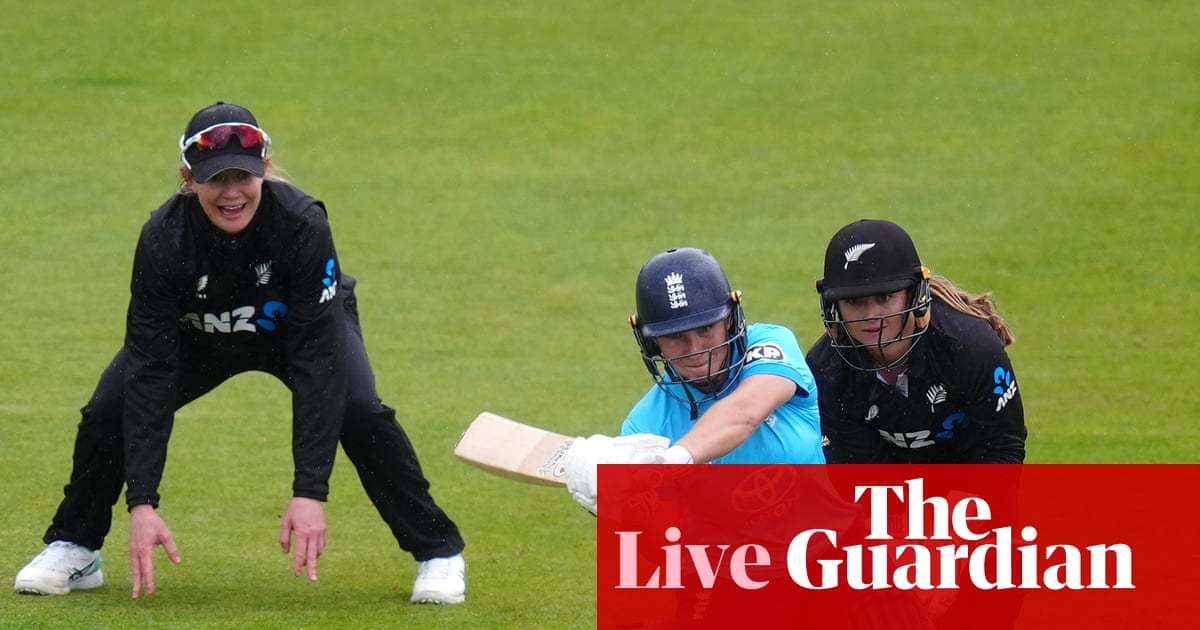 England v New Zealand: third women’s cricket one-day international – live