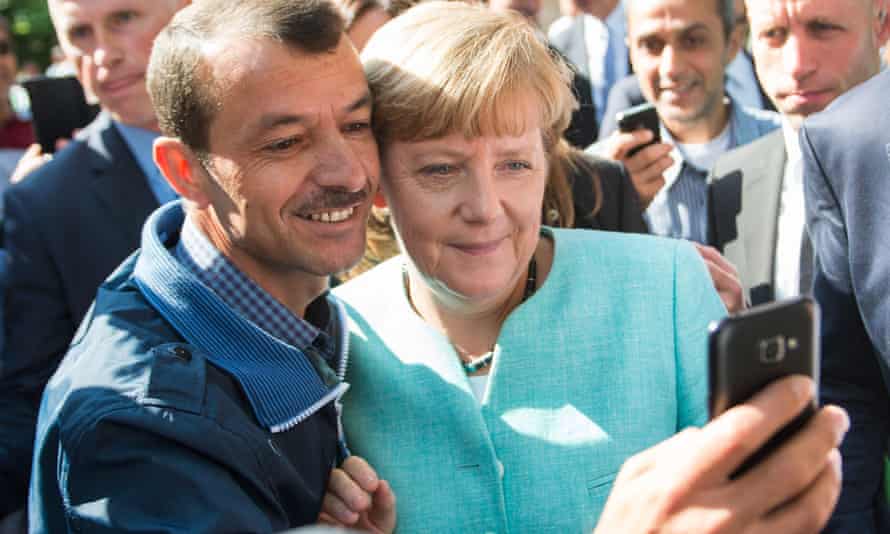 Donald Trump has criticised Angela Merkel’s refugee policy.