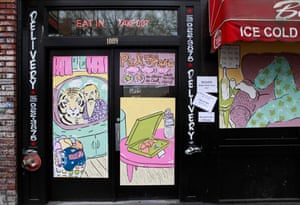 A homage to the Tiger King by Elisa Law at Big Mario’s Pizza on Capitol Hill