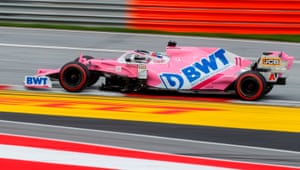 Perez sets the fastest lap.