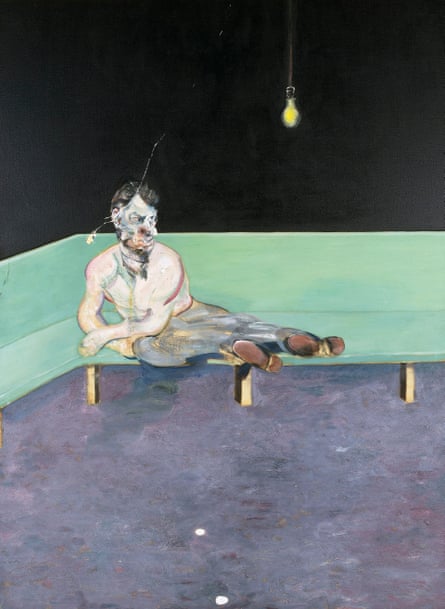 Study for Portrait of Lucian Freud, 1964 (oil on canvas)Francis Bacon, 1909-1992 Study for Portrait of Lucian Freud 1964 Oil paint on canvas 1980 x 1476 mm The Lewis Collectio