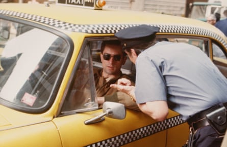 Robert De Niro in Taxi Driver, directed by Martin Scorsese in 1976 in New York.