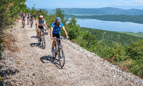 cycling the Ciro Trail in the Neretva valley