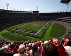 NFL fans and teams arrive in Melbourne for the season opener