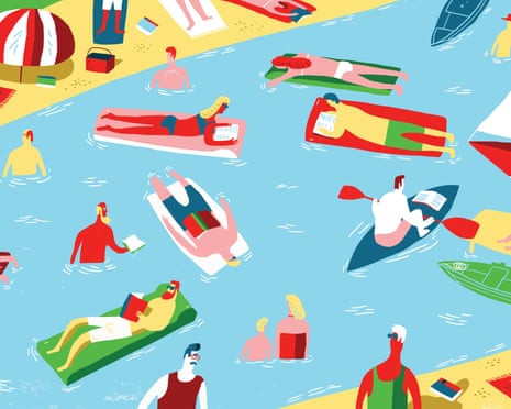 summer books illustration by oivind hovland