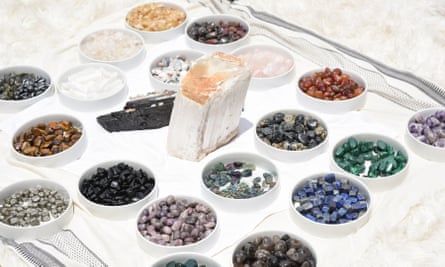 Crystals pictured at a Goop event in 2017.