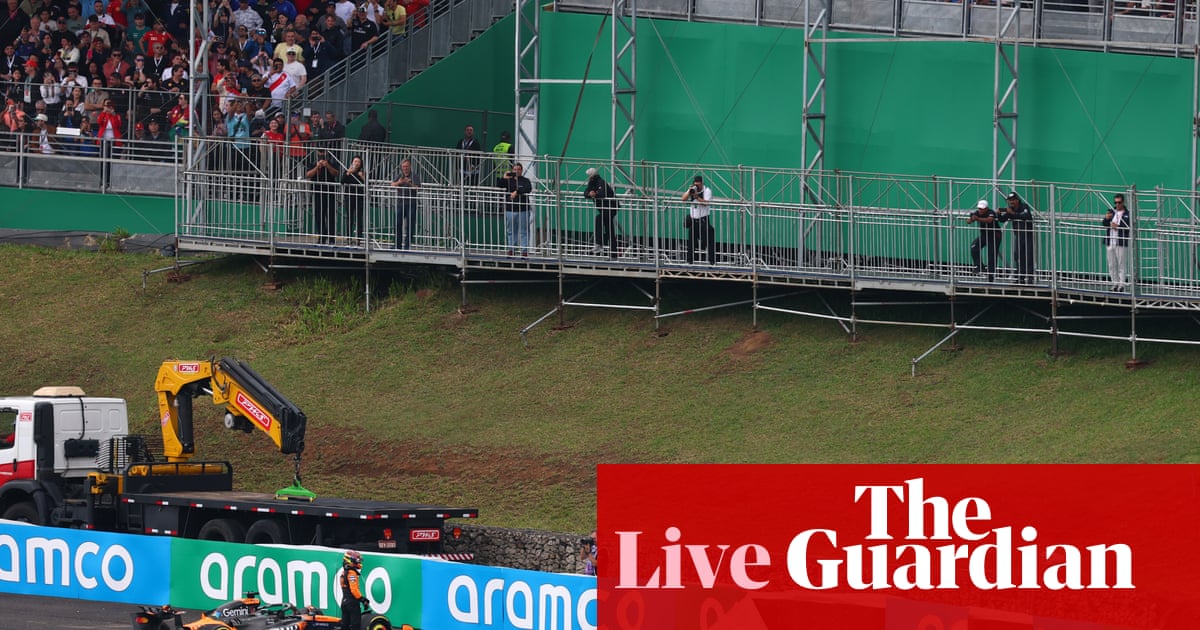 São Paulo Grand Prix: Norris boosts title bid with sprint win after Piastri crash – live