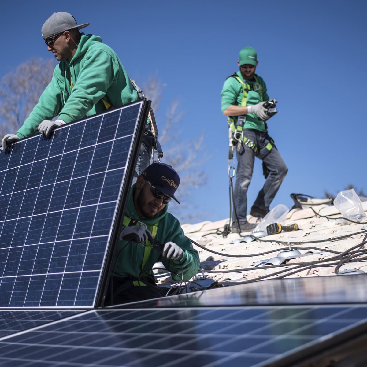 Trump Imposes Steep Tariffs On Imported Solar Panels And Washing Machines Environment The Guardian