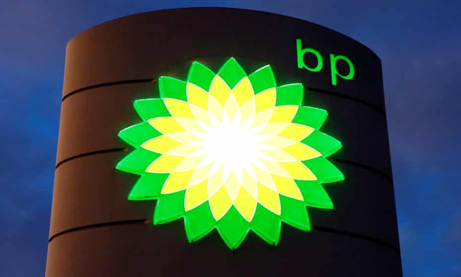 The logo of BP